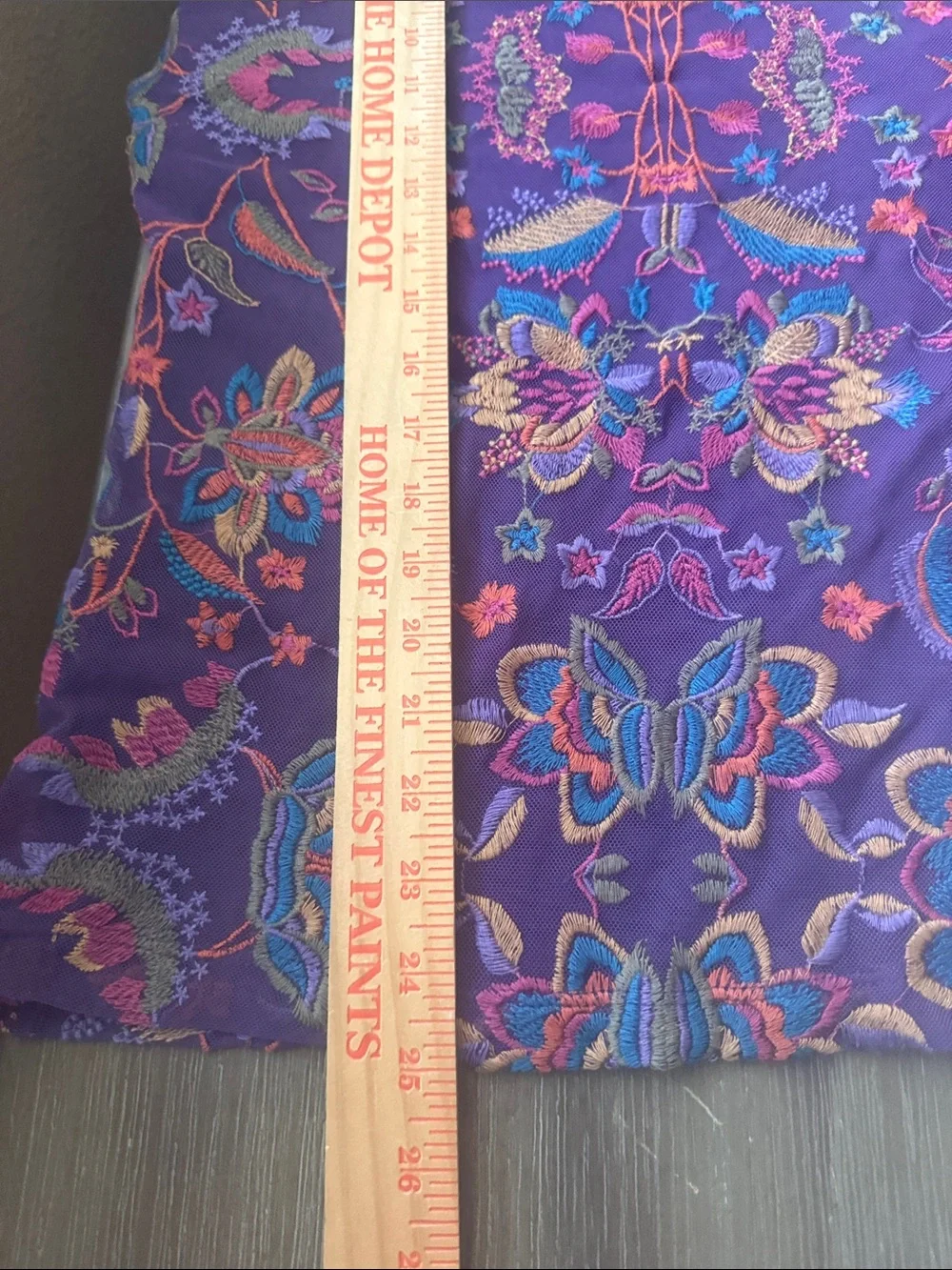 Jonny Was Jade Multicolor Rebecca Embroidered Purple Blouse - Picture 8 of 14